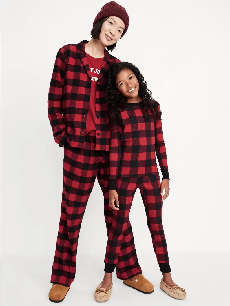 8. Red Buffalo Holiday Matching Pajamas